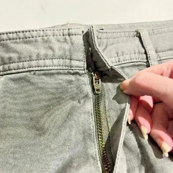 Polo Ralph Lauren Pants Cargo Jogger Zip Ankle Hiking Military Y2K Utility Khaki - Picture 9 of 14